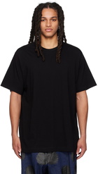 Yohji Yamamoto Black Crewneck T-Shirt