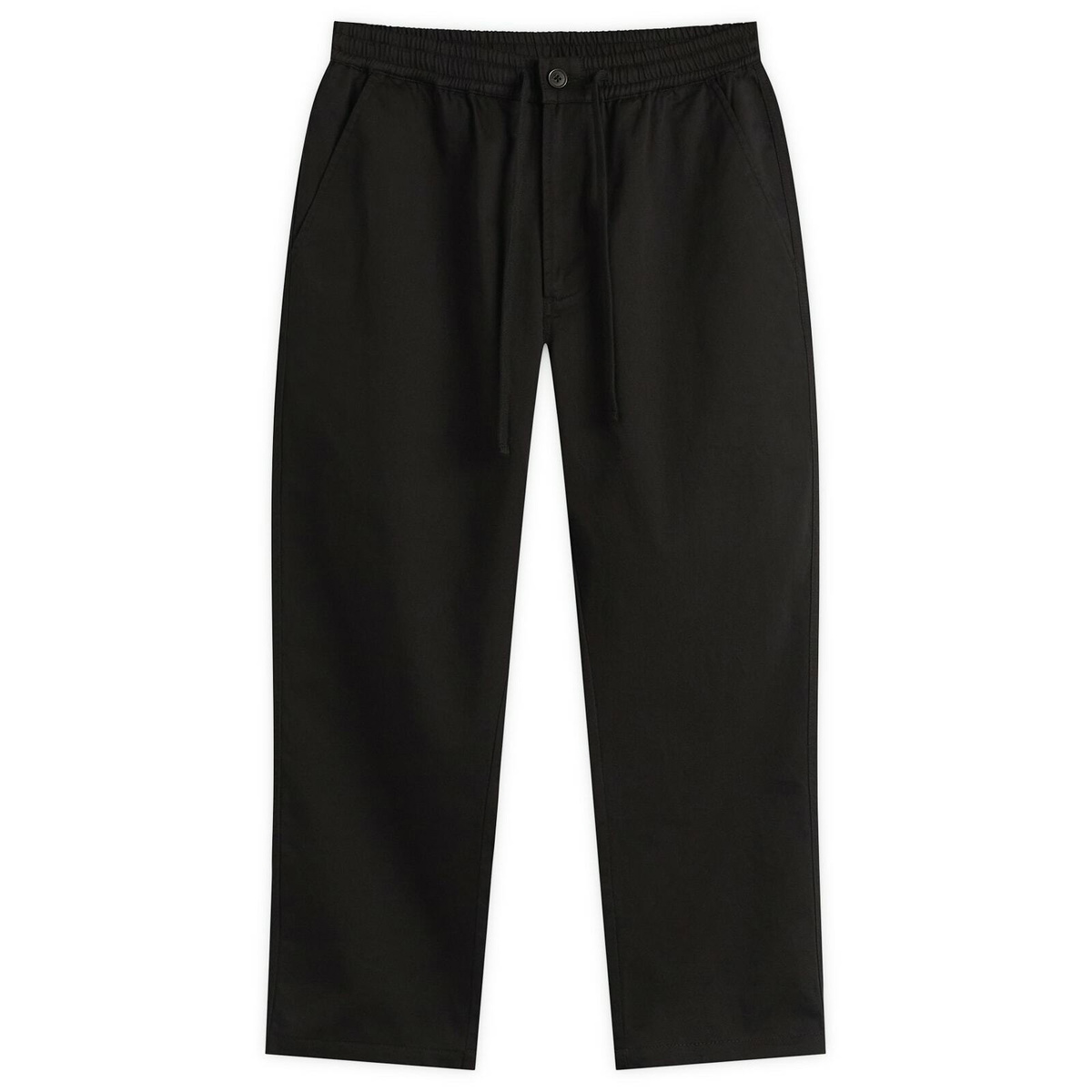 Universal Works Men's Twill Hi Water Trousers in Black