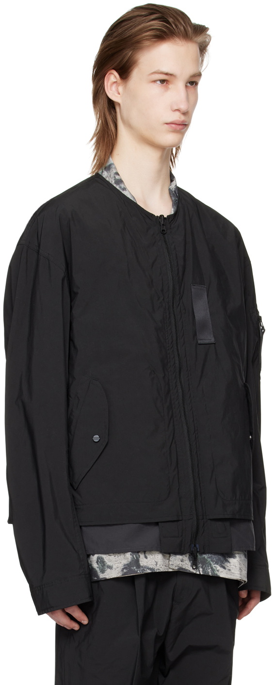 meanswhile Black Paper Touch 4Way Reversible Jacket