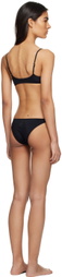 Blumarine Black Rhinestone Bikini