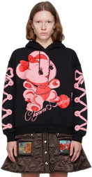 Chopova Lowena Black Teddy Bear Hoodie