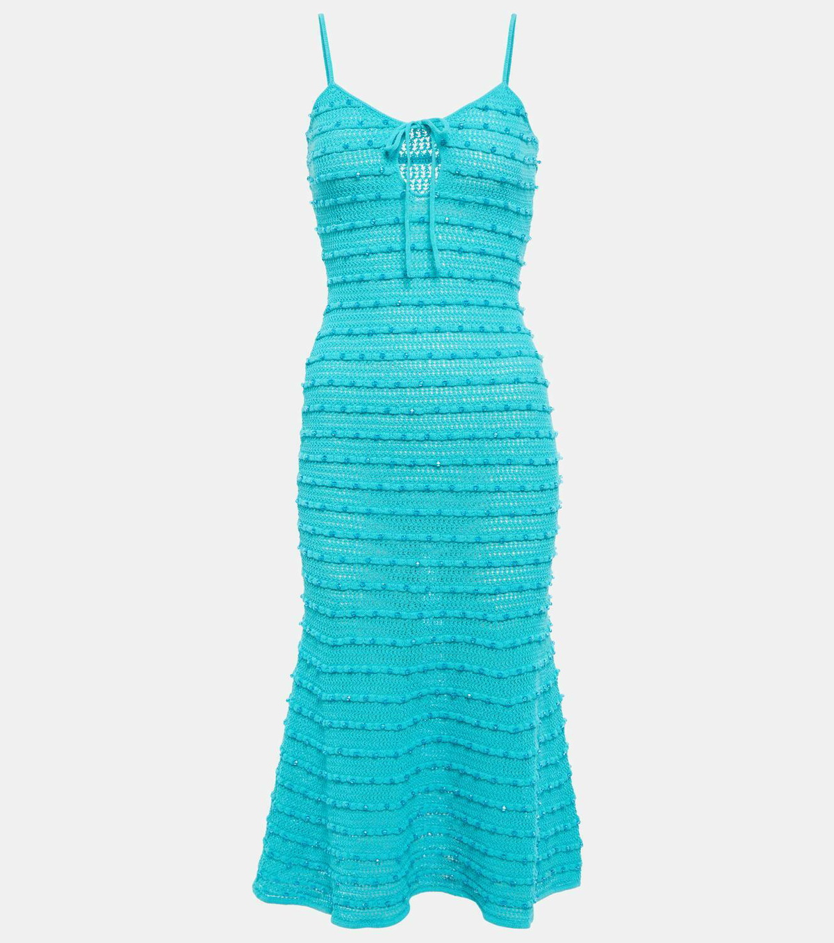 Self-Portrait Embellished knit midi dress Self-Portrait Self-Portrait Embellished knit midi dress Self-Portrait