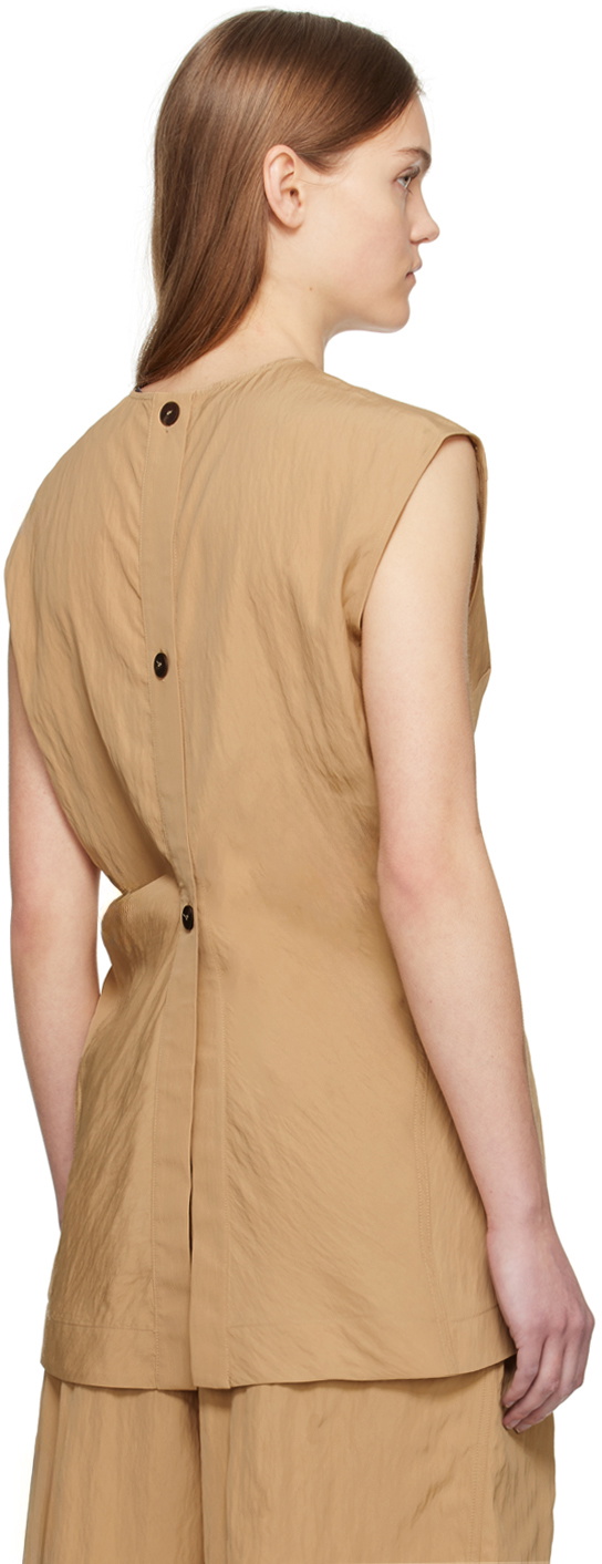 Studio Nicholson Beige Garda Tank Top