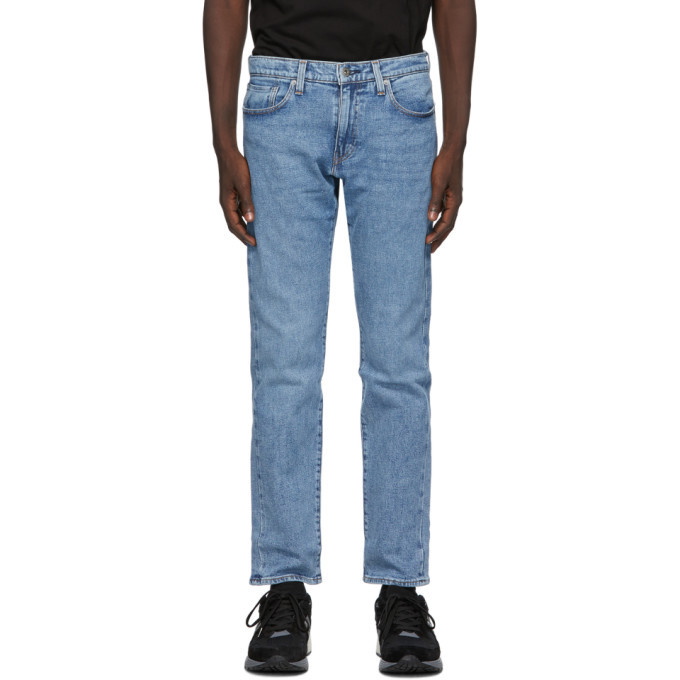 Made and Crafted Blue Selvedge Slim Jeans Levis and Crafted