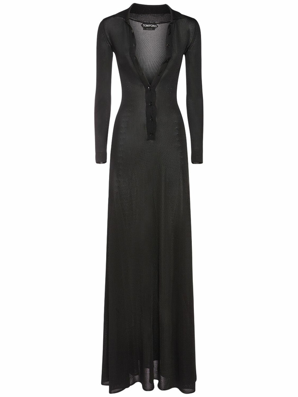 Photo: TOM FORD Slinky Viscose Long Dress