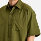 Poliquant Men's Multiple Pockets Short Sleeve Shirt in Olive