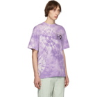Aries Purple i-D Edition Tie-Dye Flower T-Shirt