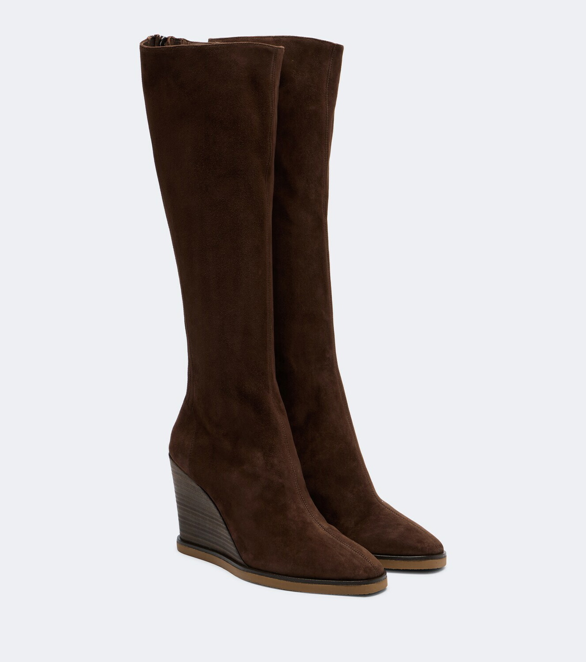 Aquazzura Saint Honoré suede knee-high boots