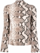 STELLA MCCARTNEY - Python Print Fluid Top