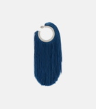 Alaïa Fringed hoop earrings
