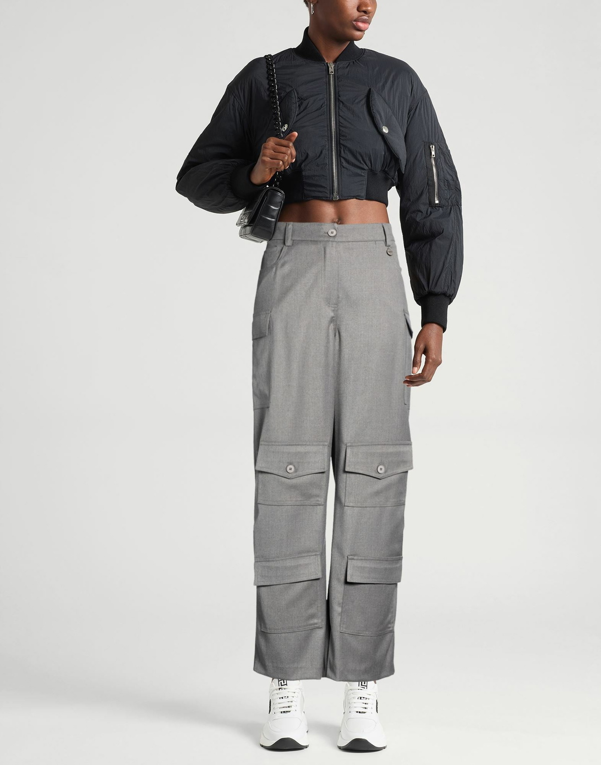 Berna Womens Pants in Grey