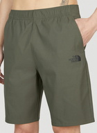 The North Face - Travel Logo Print Shorts in Green