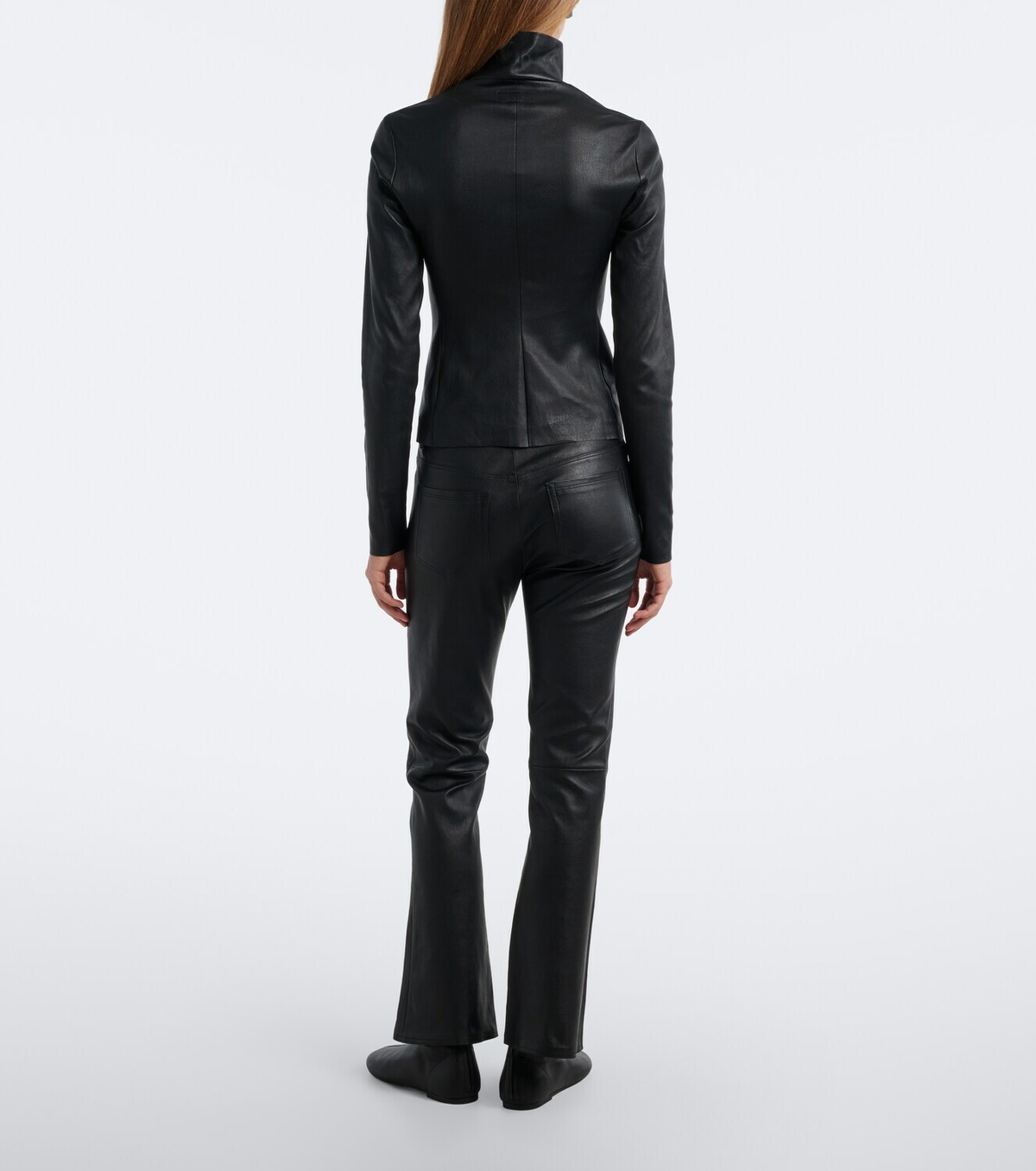 Stouls Dean flared leather pants