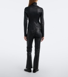 Stouls Dean flared leather pants