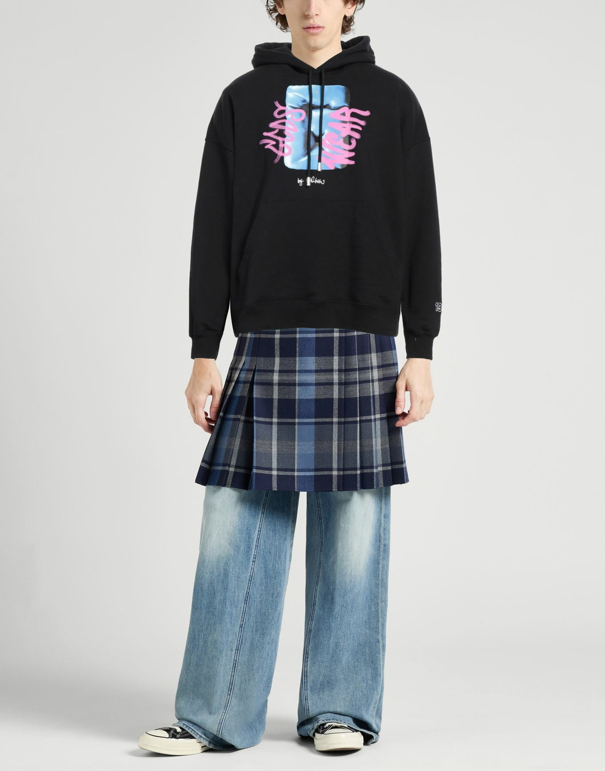 Gcds Mens Sweatshirt in Black