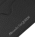 Alexander McQueen - Pebble-Grain Leather Cardholder - Men - Black