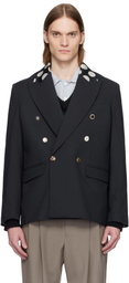 Charles Jeffrey LOVERBOY Navy Edinburgh Blazer