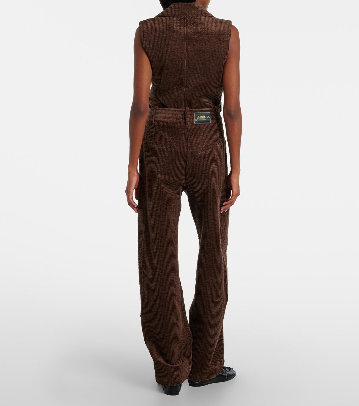 Ganni Cotton corduroy cargo pants