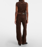 Ganni Cotton corduroy cargo pants