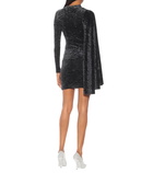 Balenciaga Crushed velvet minidress