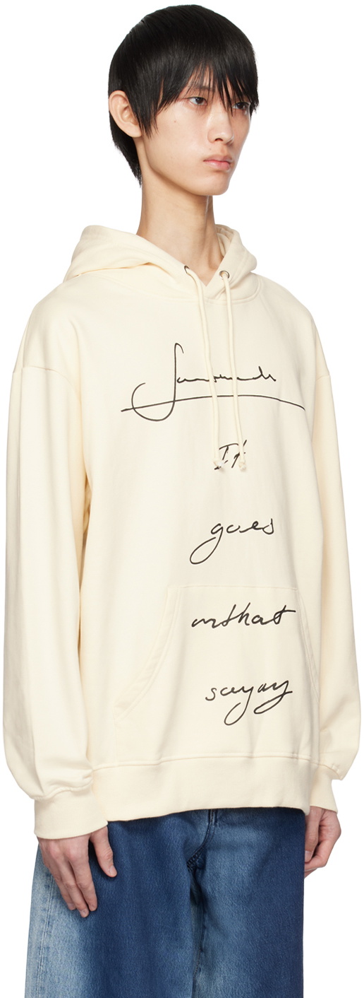 Saintwoods Off-White 'It Goes Without Saying' Hoodie
