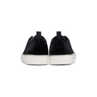 Lanvin Black Velvet Sneakers