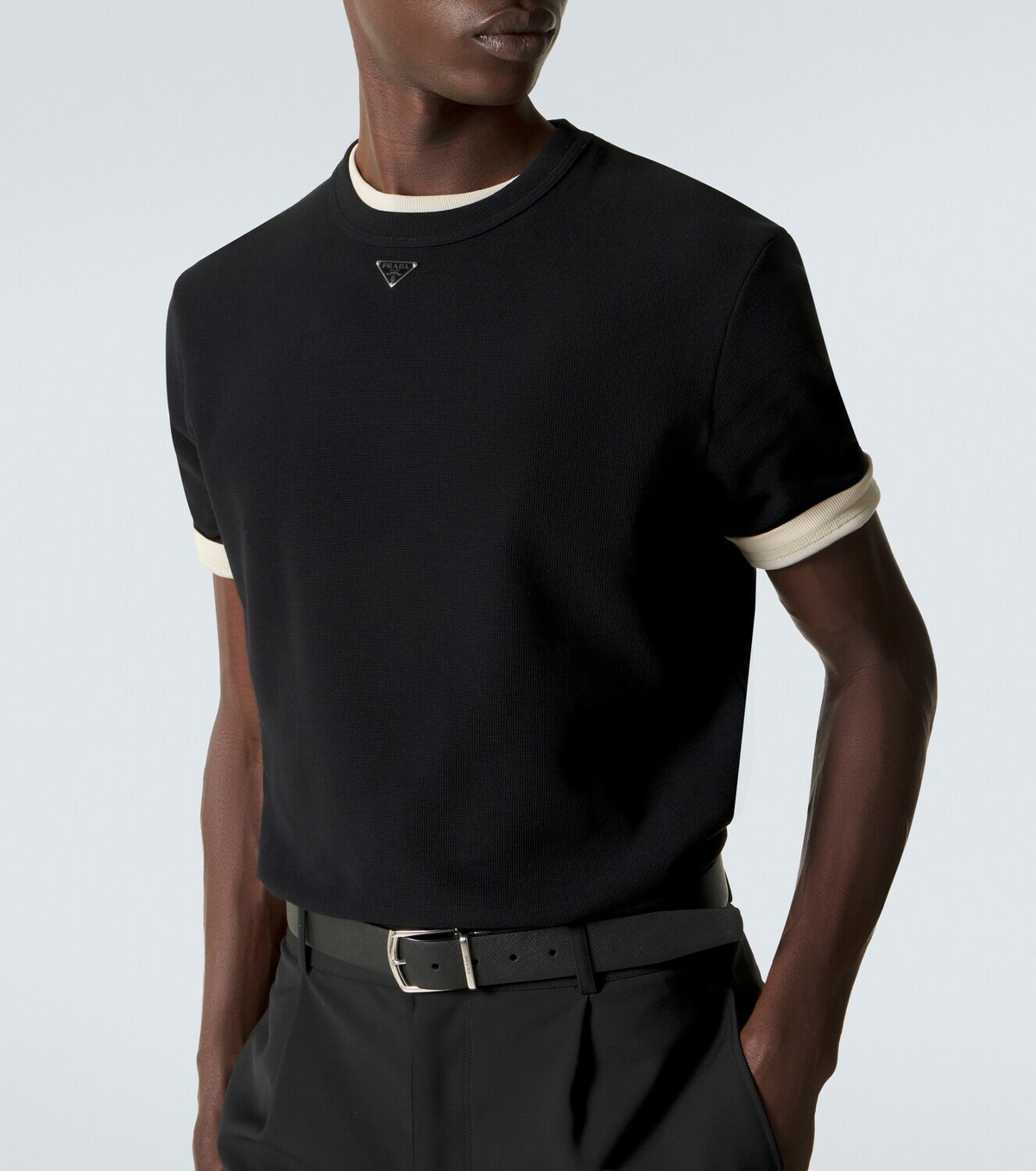 Prada Logo cotton T-shirt