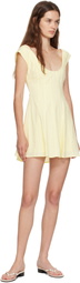 GUIZIO Yellow Leila Minidress
