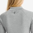 Acne Studios Women's Kamanda Lightweight Base Layer Knitted Polo Top in Grey