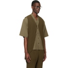 HOMME PLISSÉ ISSEY MIYAKE Khaki Tuxedo Pleats Vest