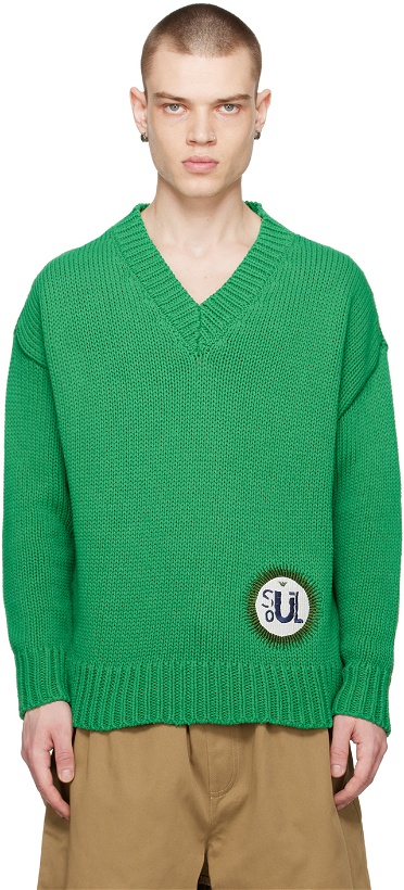 Photo: Emporio Armani Green Oversized Sweater