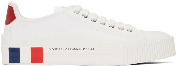Photo: Moncler White Glissiere Sneakers