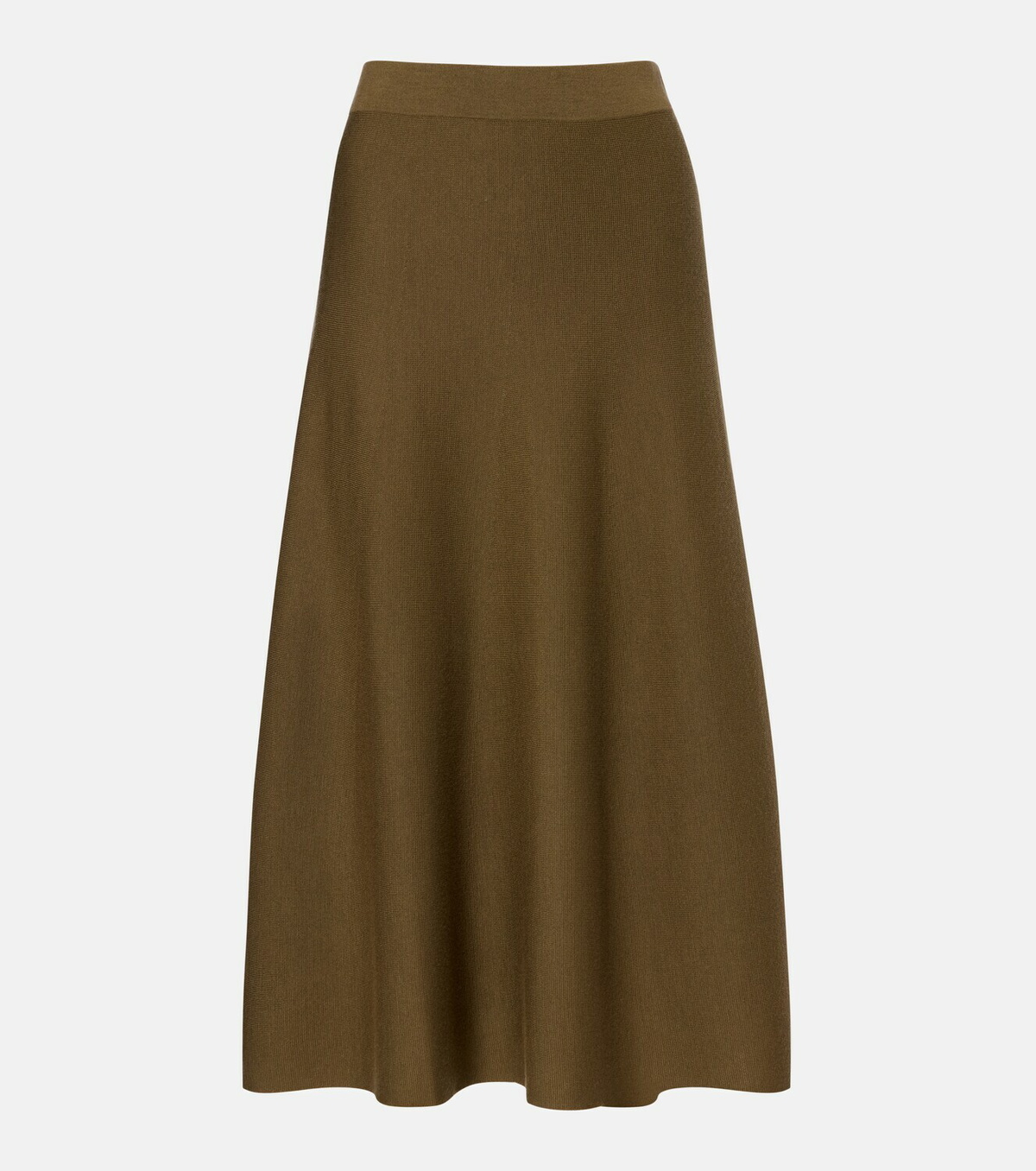 Jardin des Orangers Virgin wool midi skirt