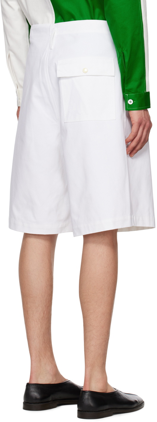 3MAN White Deck Shorts
