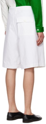 3MAN White Deck Shorts