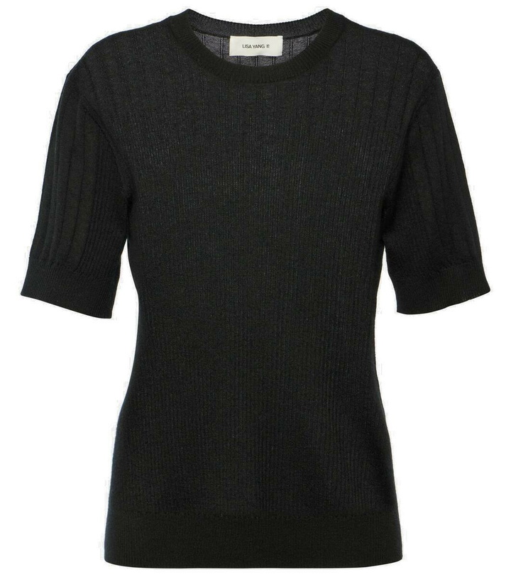 Photo: Lisa Yang Ava knitted cashmere T-shirt