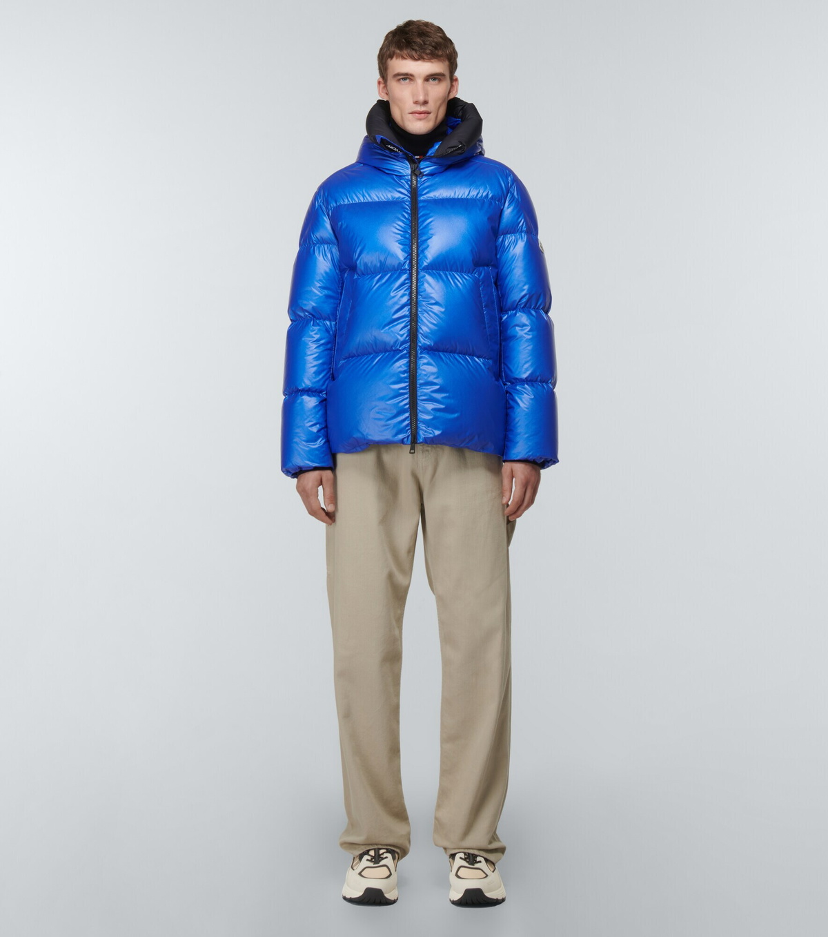 Moncler - Lite Runner leather-trimmed sneakers Moncler