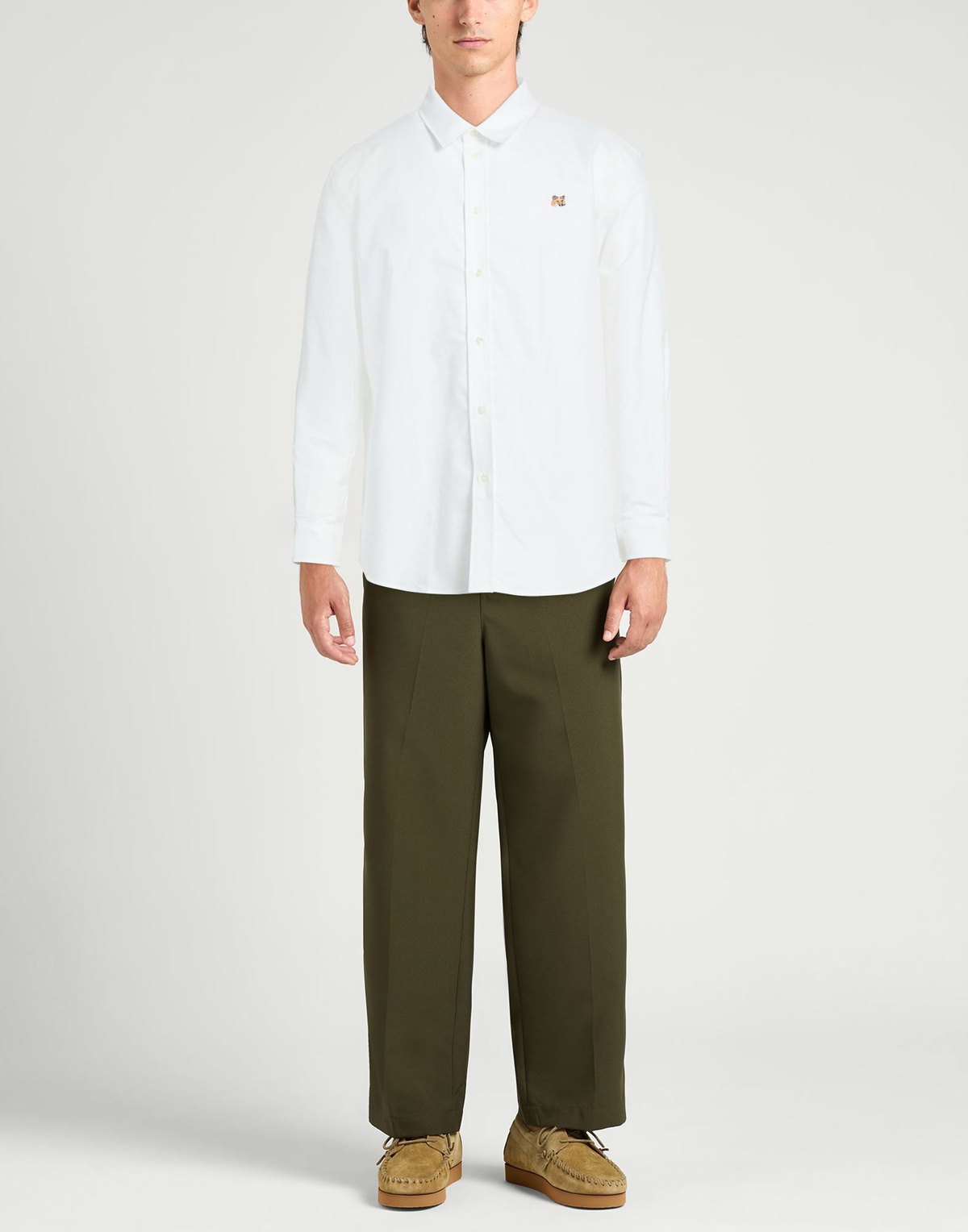 Maison Kitsuné Mens Shirt in White
