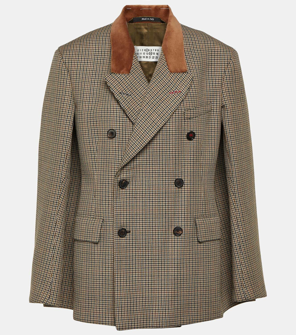 Maison Margiela Houndstooth wool blazer Maison Margiela