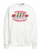 Opening Ceremony Mens Sweatshirt in White