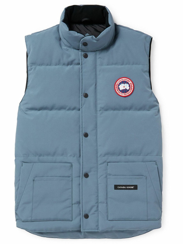 Photo: Canada Goose - Slim-Fit Freestyle Crew Quilted Arctic Tech Down Gilet - Blue