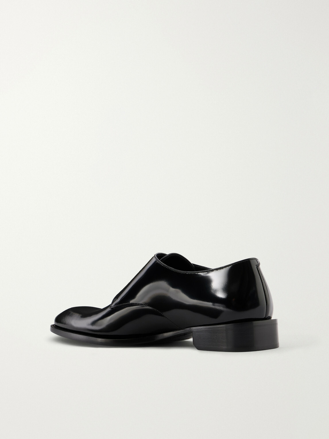 SAINT LAURENT - Connor Leather Oxford Shoes - Black