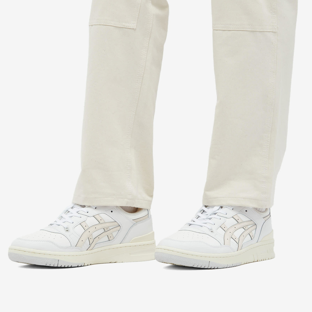国内配送 asics EX89 WHITE /MINERAL BEIGE EX89 | Unisex | White/Honey Beige | Sportstyle Shoes | ASICS