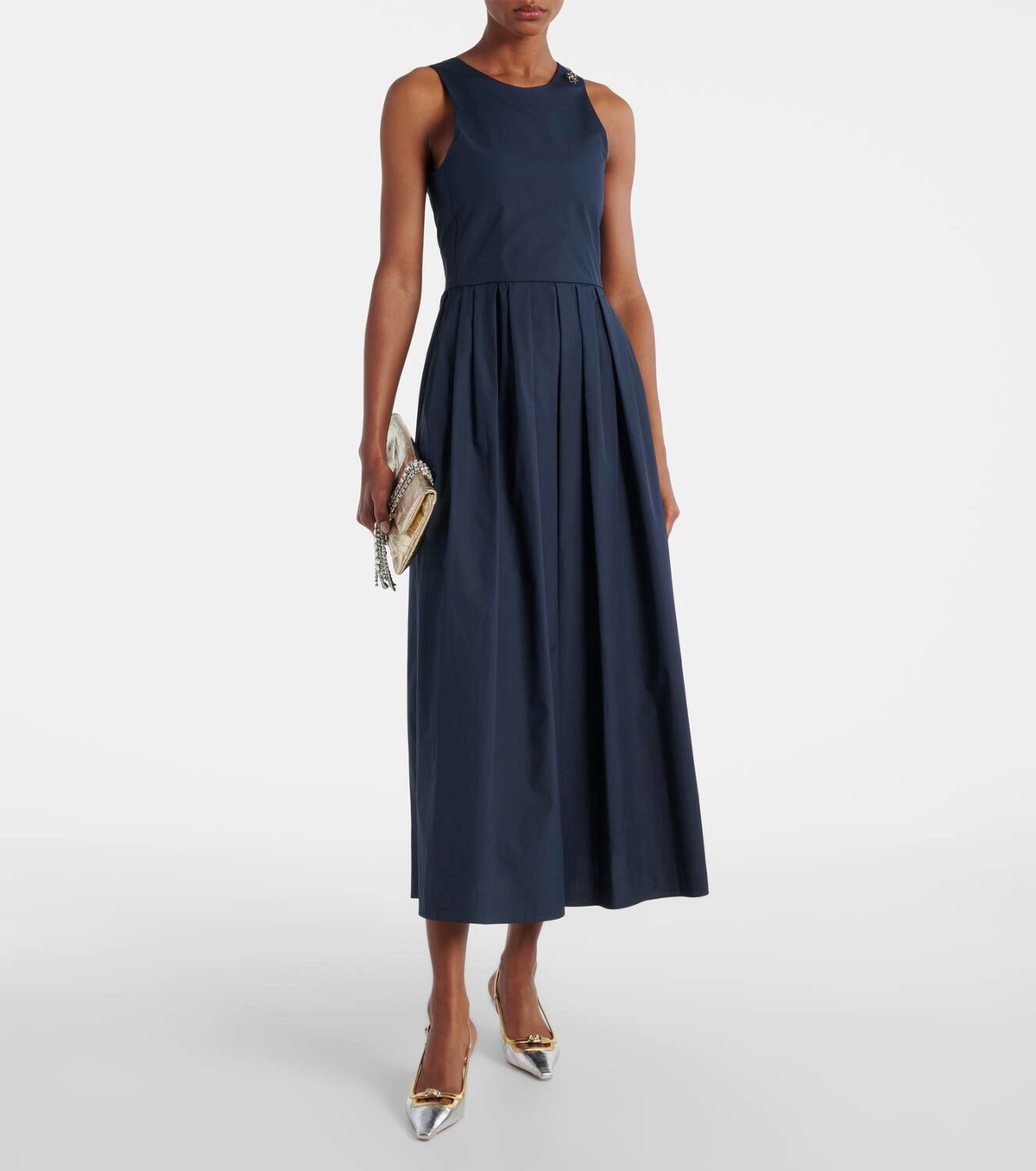 ☆’S Max Mara☆直営店買付☆エレガントCotton Dress/USSITA Max Mara Ussita Ultramarine Cotton Dress | Bloomingdale's