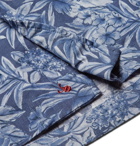 Incotex - Printed Cotton and Linen-Blend Shirt - Men - Blue