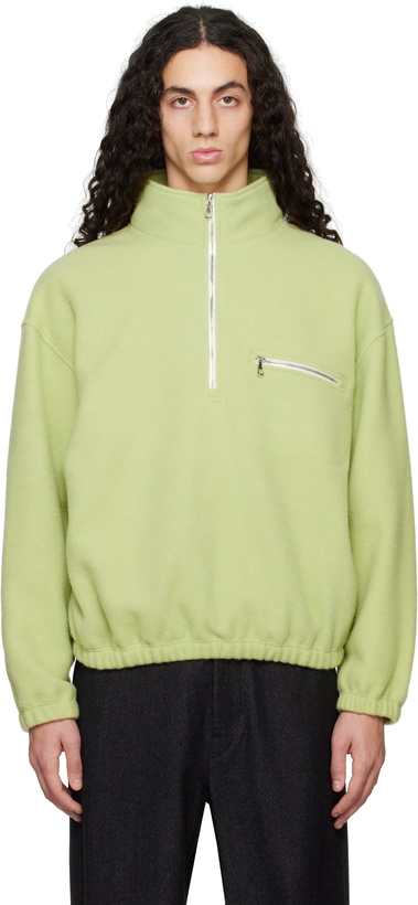 Photo: Rier Green Fleece Sweater