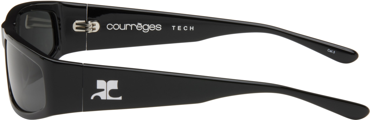 Courrèges Black Tech Sunglasses