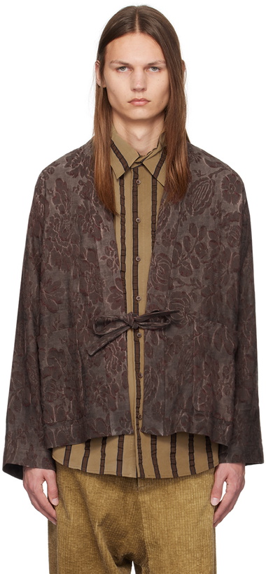 Photo: UMA WANG Burgundy Jester Jacket