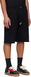 Off-White Black Spray Arrow Sweat Shorts