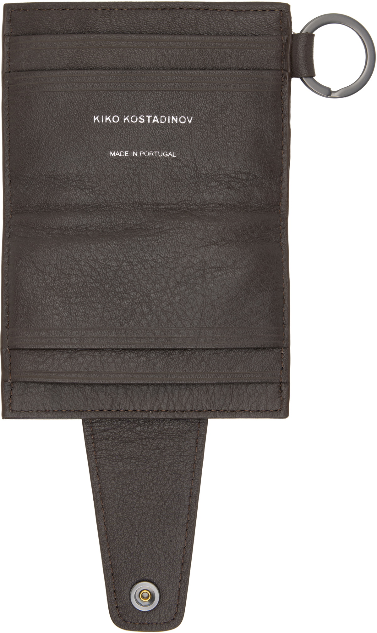 Kiko Kostadinov Brown Orvos Card Holder